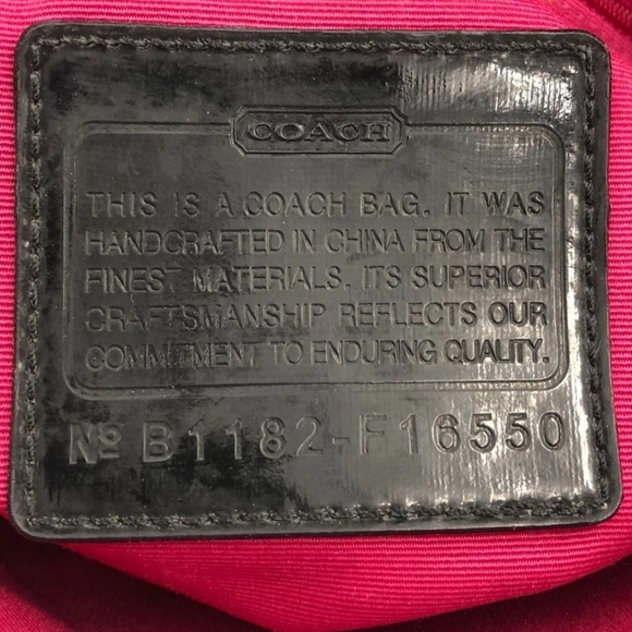 Coach Ashley Black Daisy Signature Canvas/Leather Crossbody Bag F16550 - Picture 7 of 9